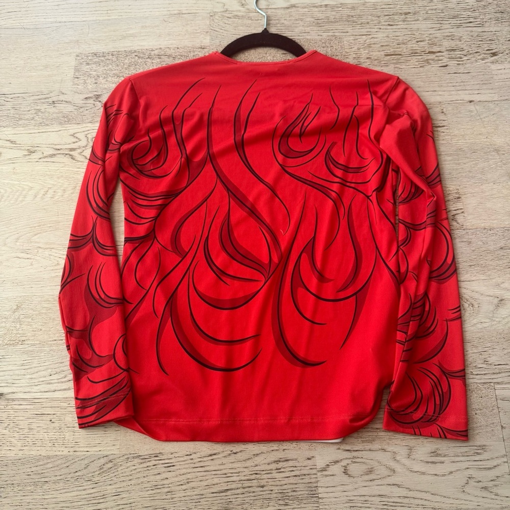 Pushbutton Long Sleeve Top - Picture 2 of 3